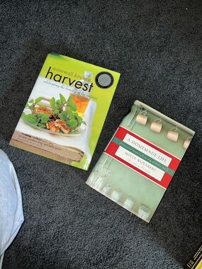 Cookbooks! stonewall kitchen ( signed) and A Homemade Life by Molly Wizenberg